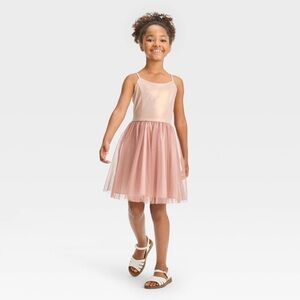 ZENZI Girls' Pleather Bodice Princess Seam dress